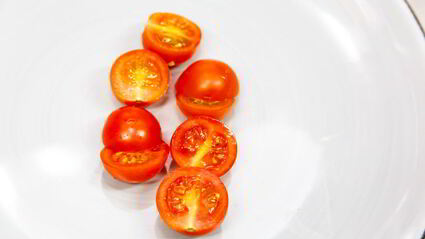 ригатони с печеным баклажаном и домашней рикоттой