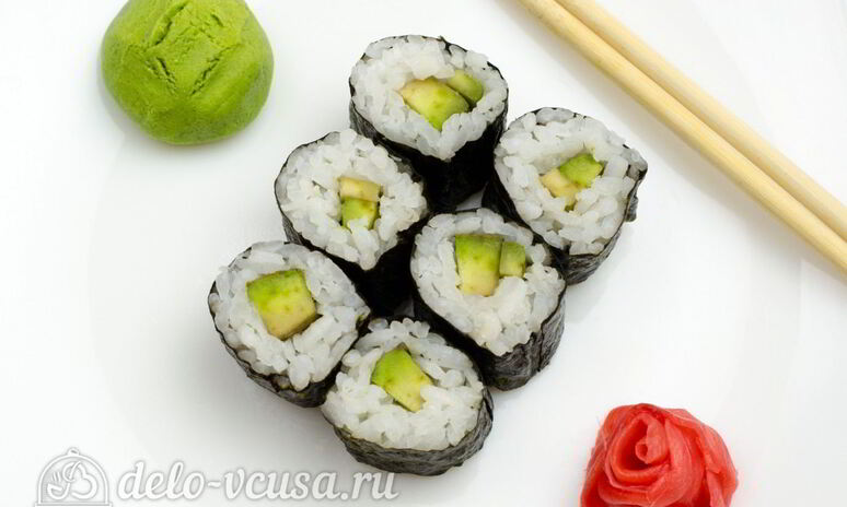 Рецепт роллы с авокадо авокадо маки