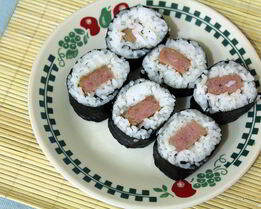 Роллы с колбасой