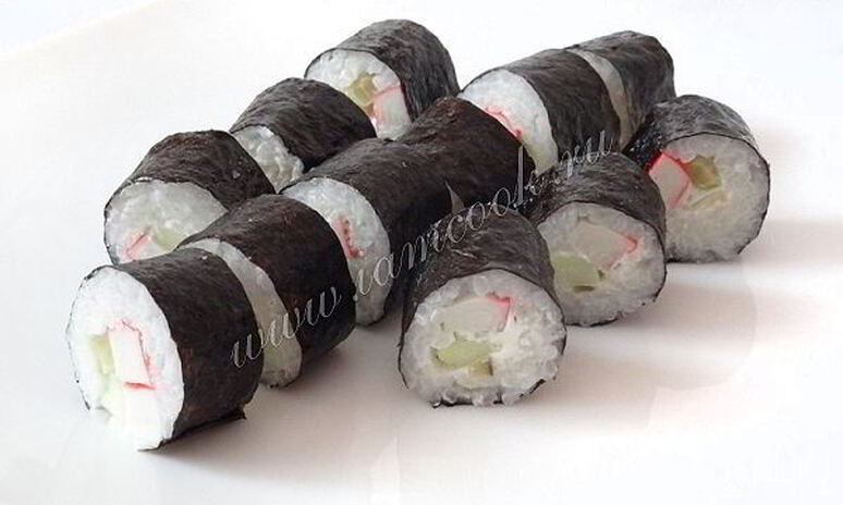 Рецепт роллы с крабовыми палочками