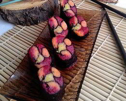 Роллы с сельдью