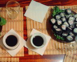 Роллы с семгой