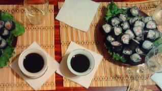 Роллы с семгой