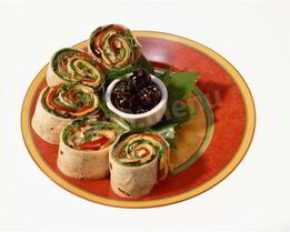 Роллы с тунцом в лаваше