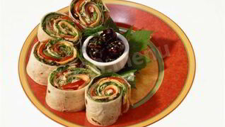 Роллы с тунцом в лаваше