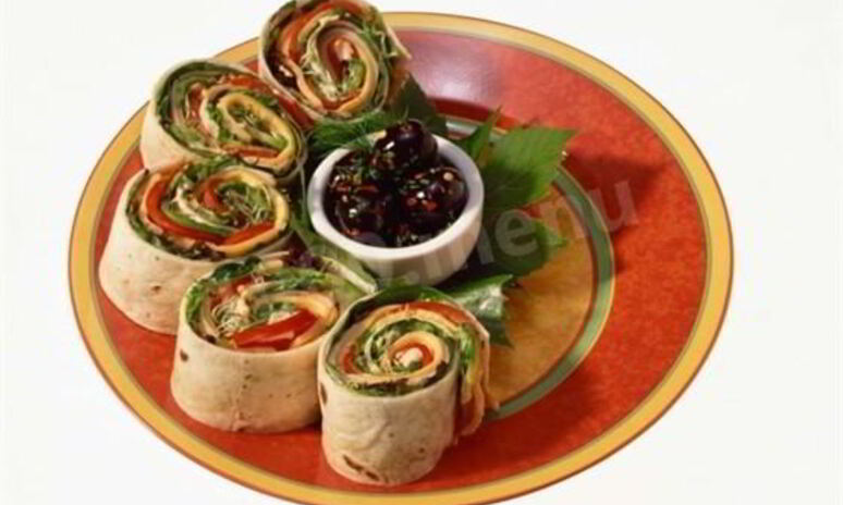 Рецепт роллы с тунцом в лаваше