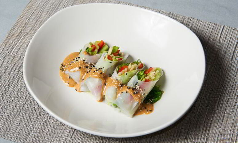 Рецепт спринг-роллы с овощами и соусом