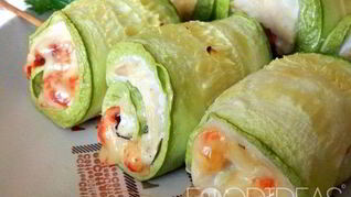 Кабачковые рулетики