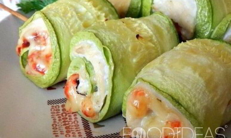 Рецепт кабачковые рулетики