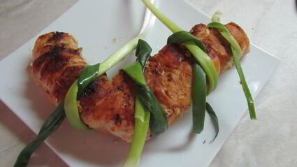 куриный рулетик гусеница