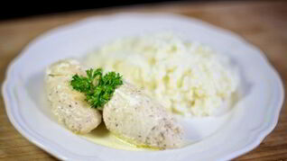 Куриные рулетики с апельсином