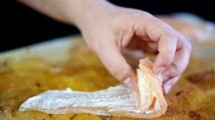 куриные рулетики с апельсином