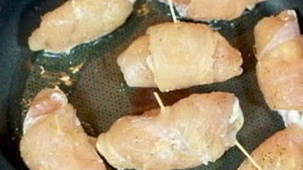 куриные рулетики с апельсином