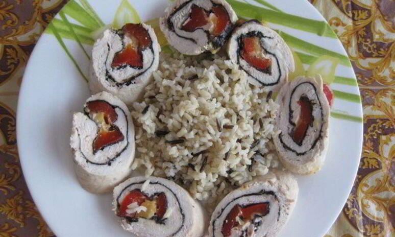 Рецепт куриные рулетики с начинкой