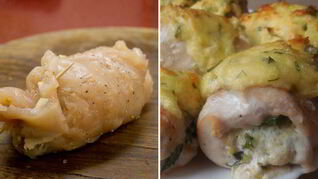Куриные рулетики с сыром в духовке
