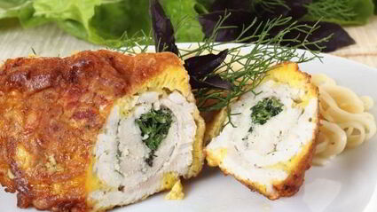 куриные рулетики с сыром в духовке