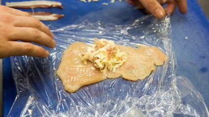 куриные рулетики с сыром