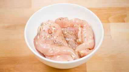 куриные рулеты с креветками