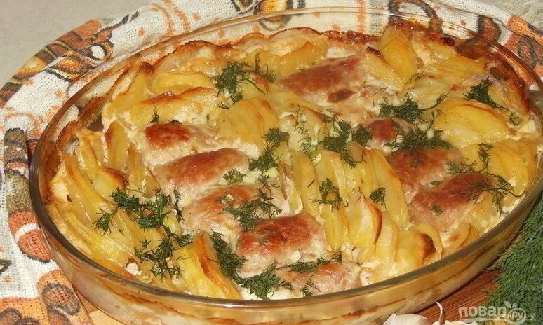 Рецепт мясные рулетики с картофелем в сливках