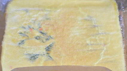 нежнейший закусочный рулет цветы весны