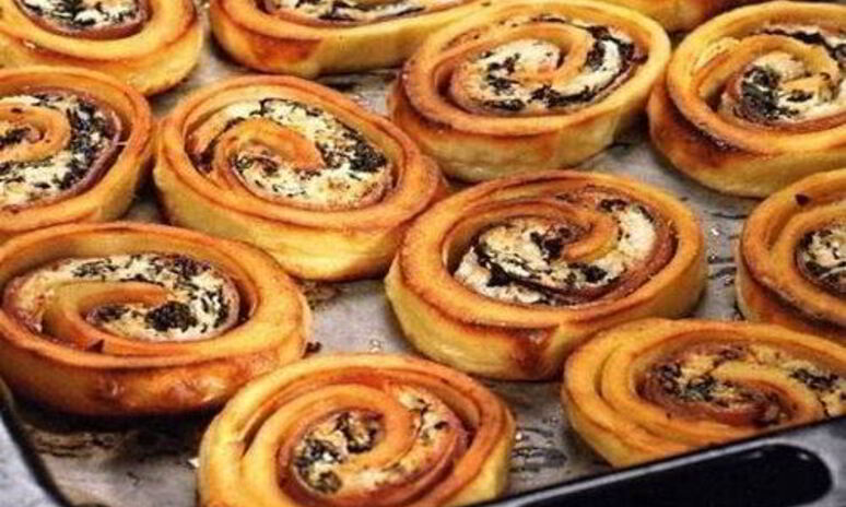 Рецепт рулет из картошки со шпинатом