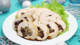 Рулет из куриной грудки