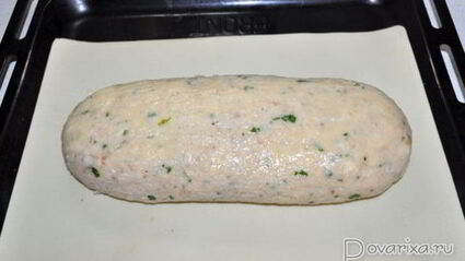 рулет из рыбного фарша с грибами