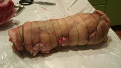 рулет из свиной головы