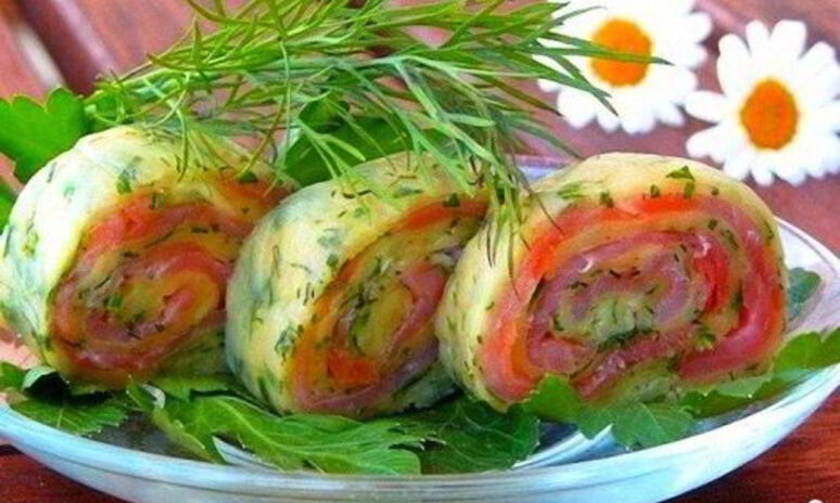 Рецепт рулет из сыра