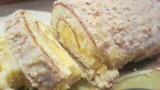 Рулет с лимонным курдом