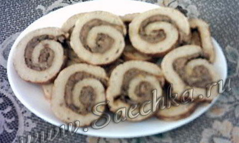 Рецепт рулет с печенью