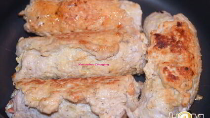 рулетики из свинины с начинкой