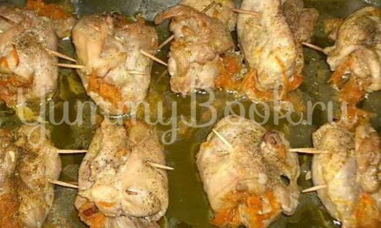 Рецепт рулетики куриные с морковью