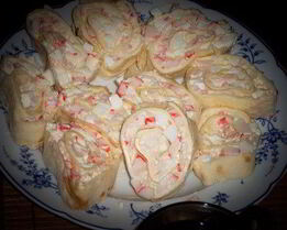 Рулетики с мягким сыром