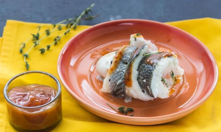 Рецепт рулеты из сибаса с креветками