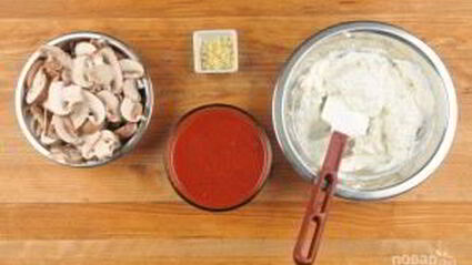 рулеты с грибами и шпинатом