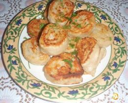 Рулеты с картофелем и грибами