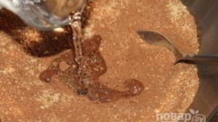 шоколадный рулет из печенья