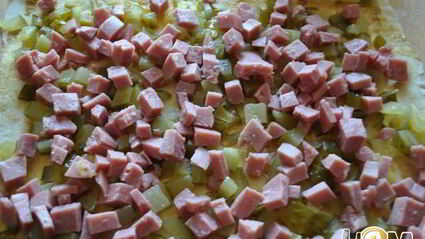 слоеный рулет с ветчиной и сыром