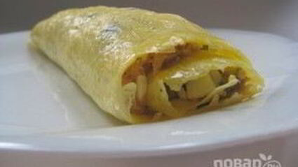 сырный рулет с тунцом