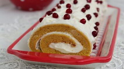 тыквенный рулет