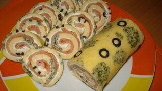 Закусочный рулет Тигровый