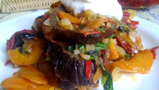 Соте из баклажан