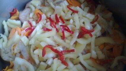 соте из баклажан