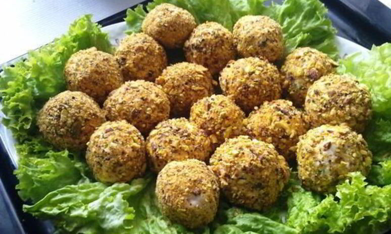 Рецепт сырные шарики с фисташками