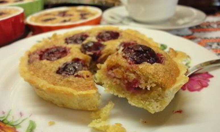 Рецепт тарталетки с вишней