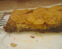 Апельсиново-банановый тарт татен