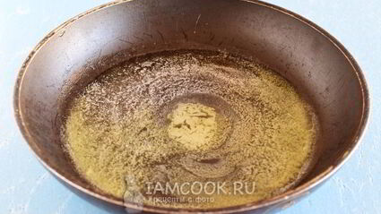 банановый тарт-татен на слоеном тесте