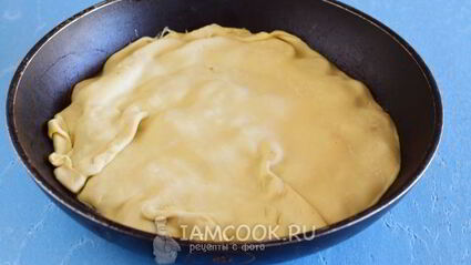 банановый тарт-татен на слоеном тесте