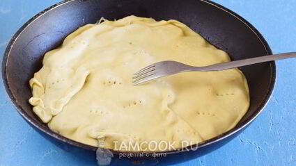 банановый тарт-татен на слоеном тесте